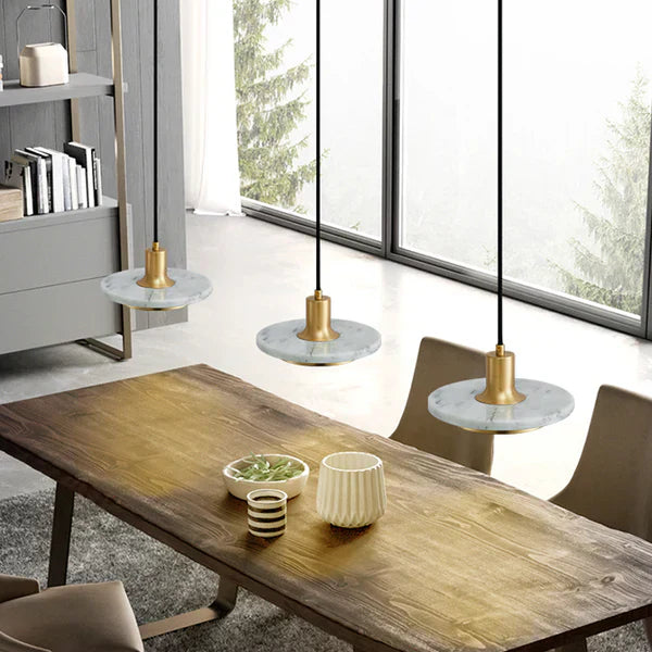 LustraMarmo Moderne Marmor Pendelleuchte | Zeitloses Design | Elegante Beleuchtung für Zuhause