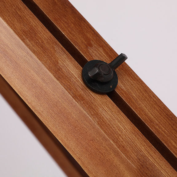 FotoBeam Vintage Stehlampe | Industrial Design | Holz-Stativ & Metall | 1-flammig