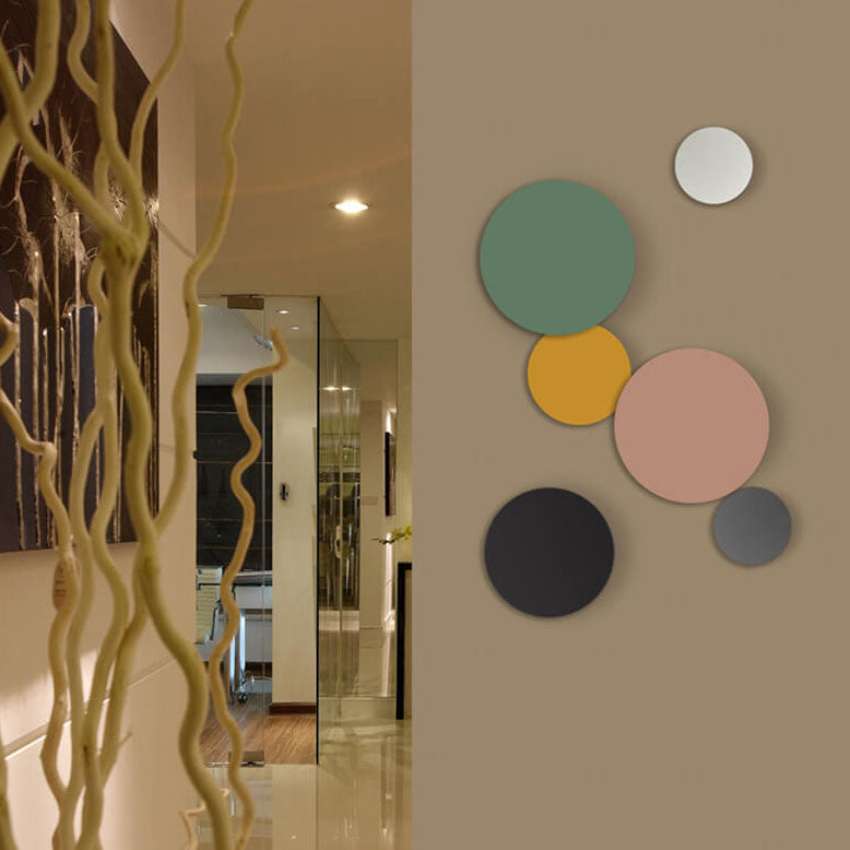 GlowOrb Minimalistische Runde LED Wandleuchte | Farbvielfalt | Dimmbares Licht