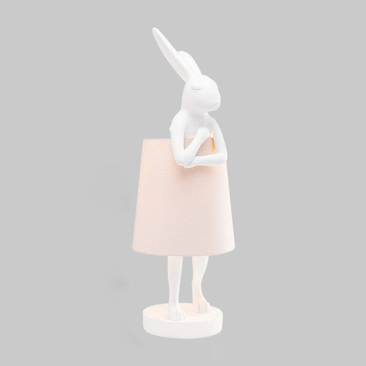 LunaBeam Nordic Rabbit LED Tischlampe | Kabellos | Stimmungslicht | Resin Design | Dekoration für Zuhause