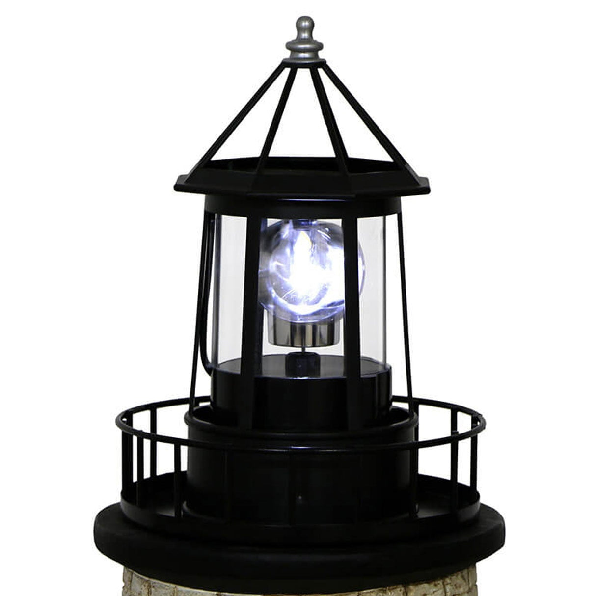 SolarSpin LED Gartenleuchte | Rotierender Turm | Solarbetrieben | Deko & Landschaftsbeleuchtung