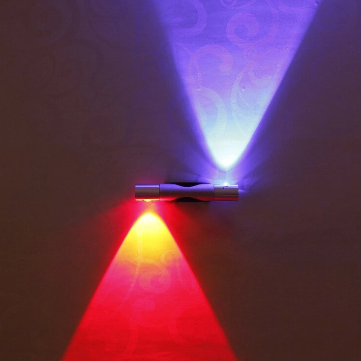 CylindraGlow LED Wandleuchte | Modernes Rotierendes Design | Aluminium Zylinder | Farbwahl | 2-6W