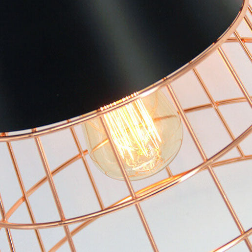 CageNova Geometrische Pendelleuchte | Nordic Design | Eisenkäfig | Einzigartige Beleuchtung