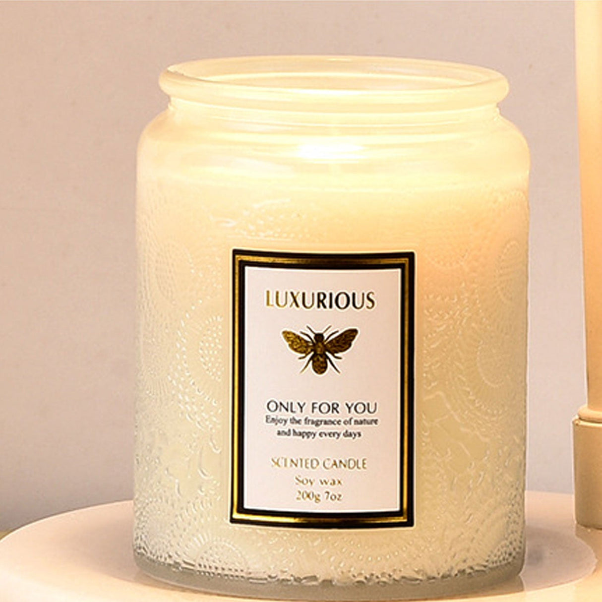 Lumivine Arto LED Tischlampe | Japanisches Design | Dimmbare Wachsoptik | Kreative Beleuchtung