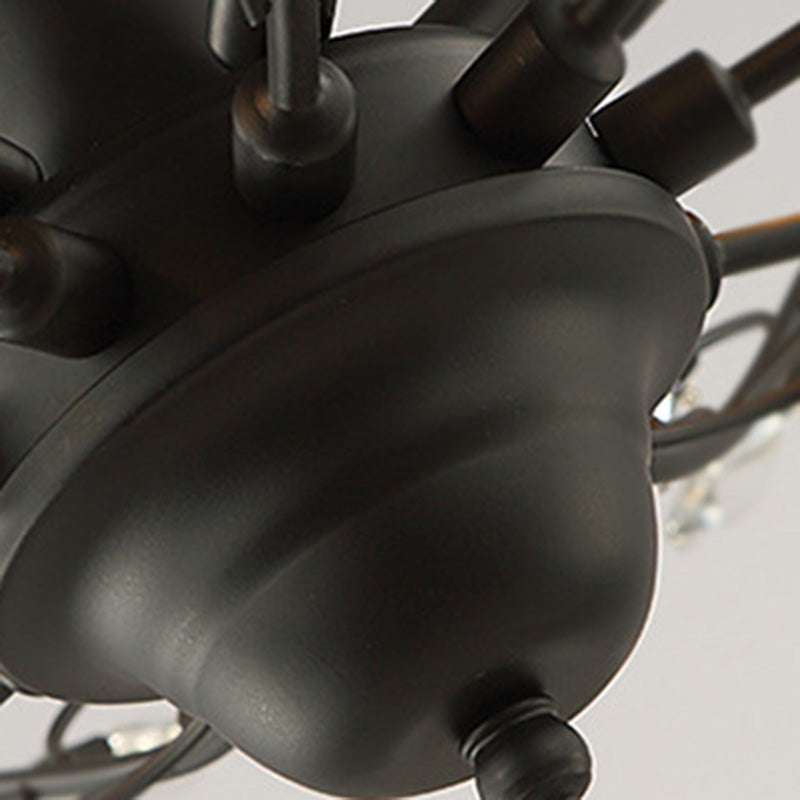 BranChic Deckenleuchte | Europäisches Design | Kristalläste | 4-6 Lichter | Stilvoll für Wohnzimmer