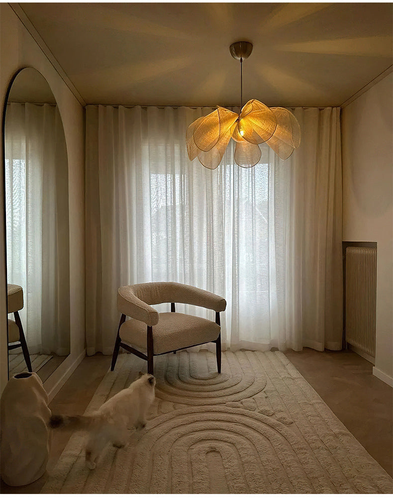 ZenLuma Japandi Blumenlampe | LED Dekolicht | Minimalistisches Design | Ambiente für Zuhause