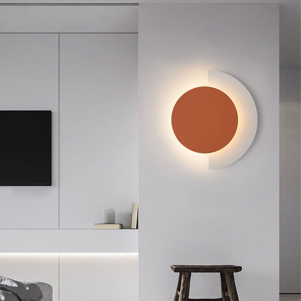 Artivian Glow LED Wandleuchte | Nordisches Design | Eisen & Acryl | Modern & Dimmbare Beleuchtung
