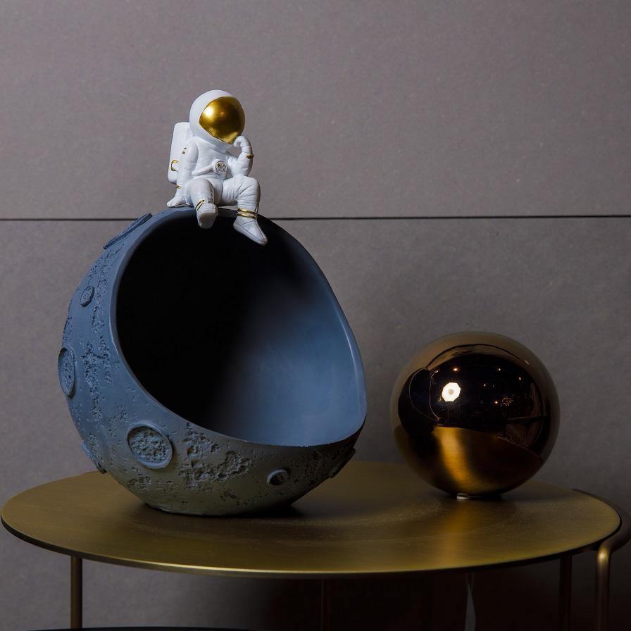 AstroCandy Astronauten-Snackschale | Deko & Aufbewahrung | Stilvolle Süßigkeiten-Schale