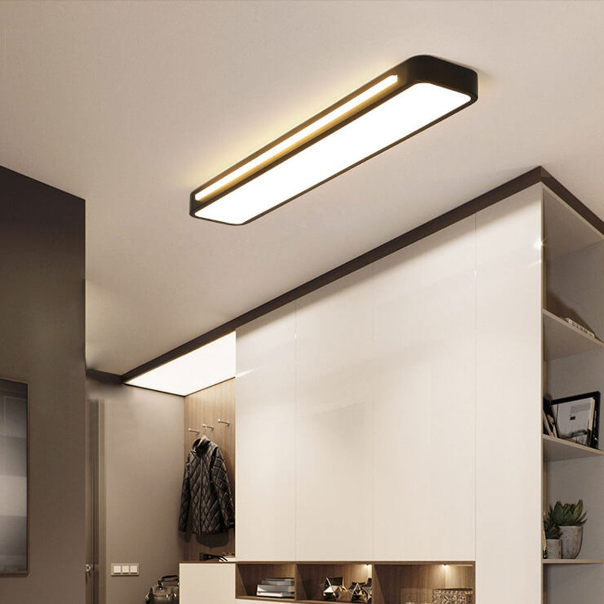 LumiStream Nordic Minimalist LED Deckenleuchte | Modernes Design | Energieeffizient | Flush Mount | Perfekt für Zuhause