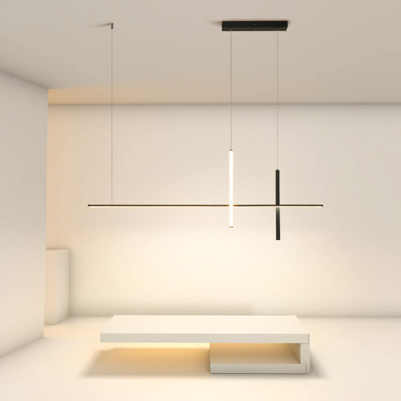 GlowArc LED Pendelleuchte | Minimalistisches Design | Dimmbare LED | Modernes Highlight für Esszimmer & Wohnzimmer