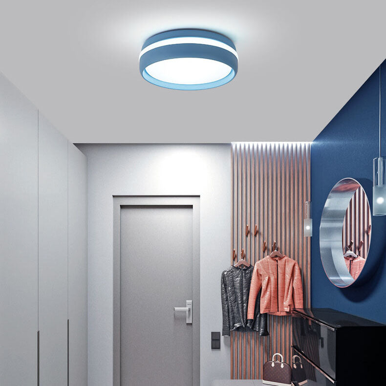 ColoroMac LED Deckenleuchte | Kreatives Runddesign | Macaron-Farben | Energiesparend & Stilvoll