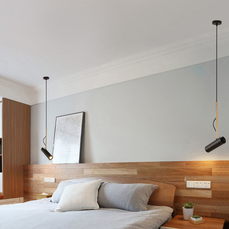 GlintBeam LED Spotlight Hängeleuchte | Minimalistisches Design | Gold | Modern & Funktional | Warmes Licht