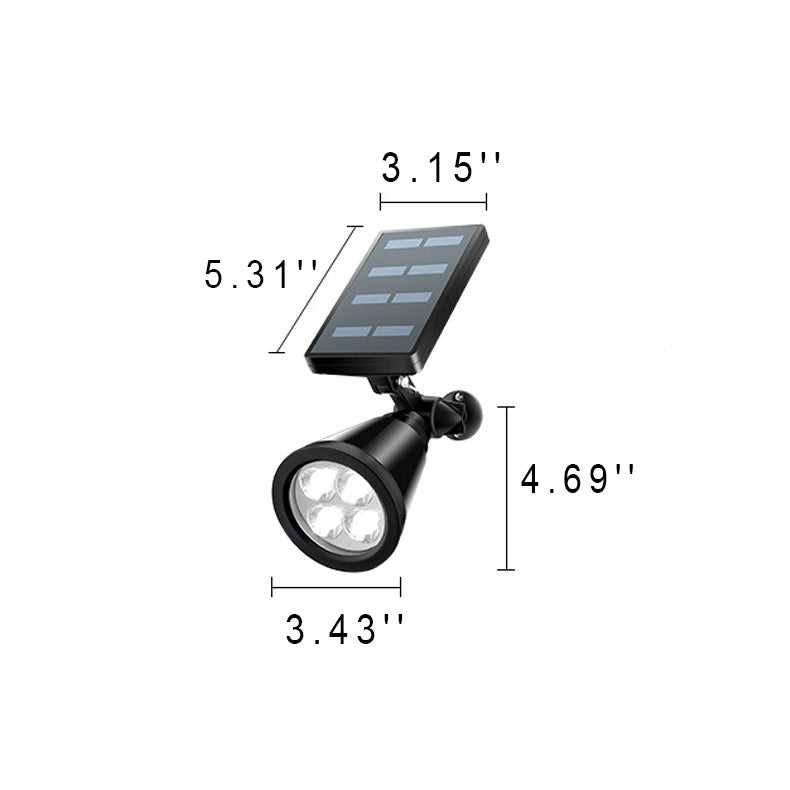 Solivora Solar LED Gartenstrahler | Wasserdicht | Solarbetrieben | Warm- & Kaltweißlicht