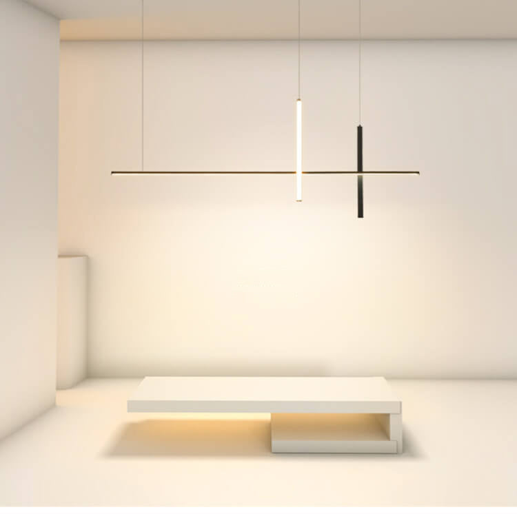 Modern Minimalist Long Line LED Chandelier