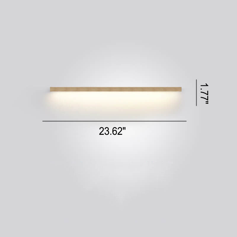 ZenBeam Japanische LED Wandleuchte | Massivholz Design | Moderne Akzentbeleuchtung