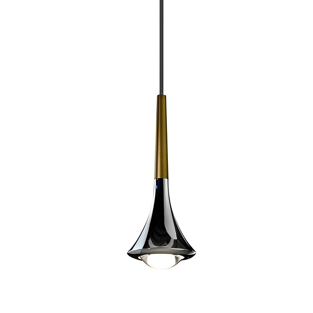 LumiDrop Nordic Design Pendelleuchte | Tropfenform | Elegantes LED-Licht für Esszimmer & Wohnzimmer | In Schwarz, Gold & Chrom