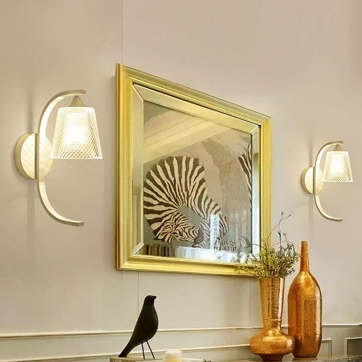 Avioria Wandlampe mit Glasschirm & Deko-Vogel | Modernes Design | Stimmungsvolles Licht für Zuhause