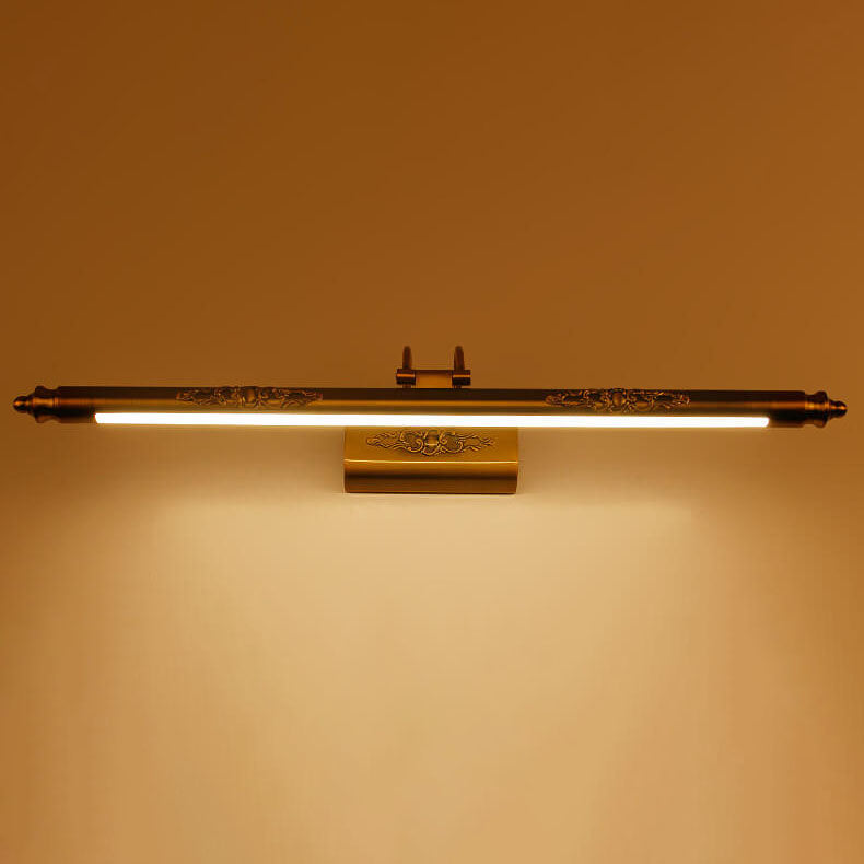 Carvenza – Klassisches LED Spiegellicht | Handgeschnitzt | Warmes & Weißes Licht | Luxuriöse Wandbeleuchtung