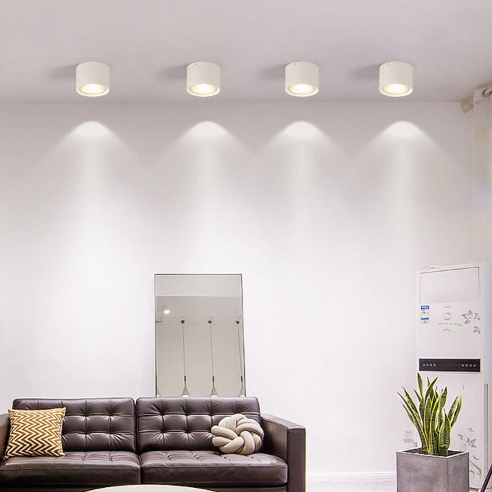 BrightoLED Zylinder Deckenstrahler | Minimalistisches Design | LED Deckenleuchte | Modern & Energieeffizient