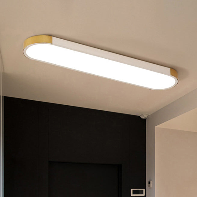LumiForm Minimalistische LED Deckenleuchte | Rechteckige Ringform | Dimmbar & Modernes Design