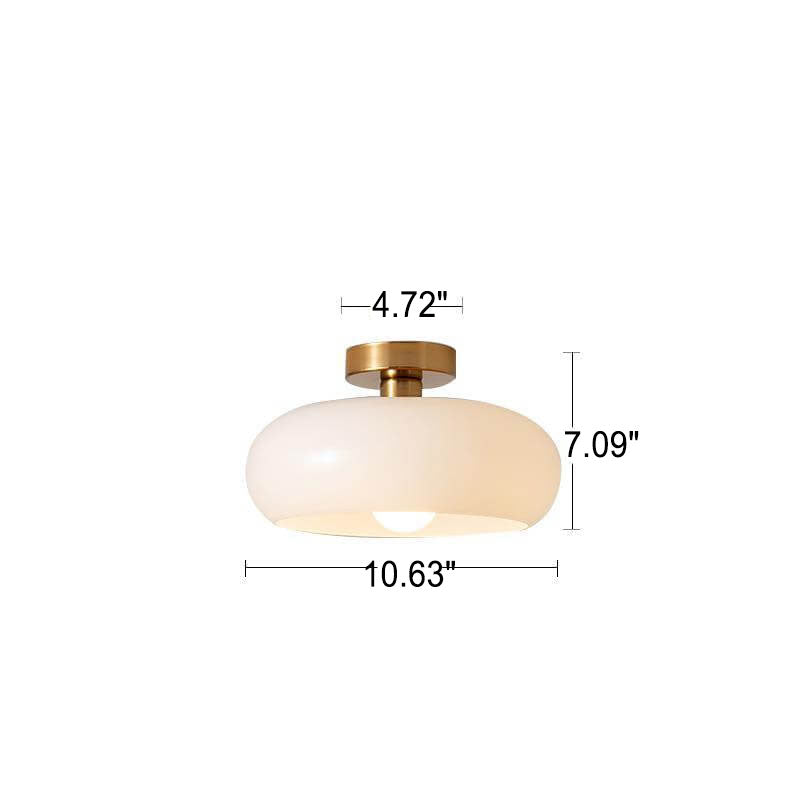 GlowLight Retro Kupfer Pendelleuchte | Glas | Modernes Design | Dekoleuchte für Wohnzimmer & Esszimmer