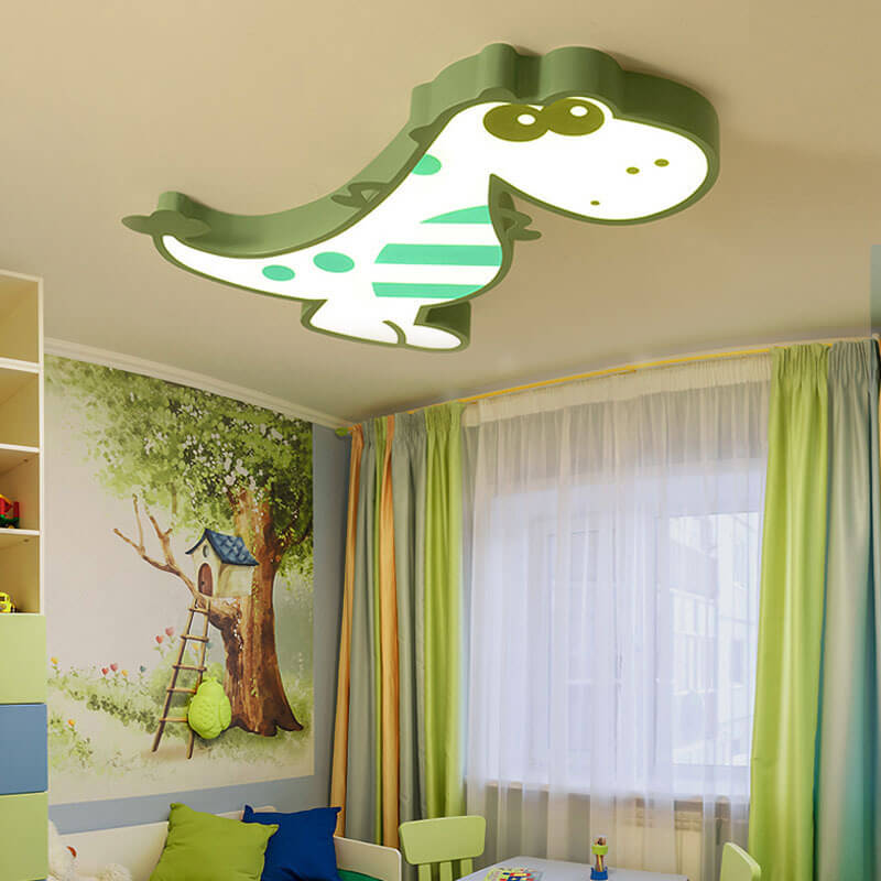 DinoBright LED Deckenleuchte | Kreatives Dinosaurier-Design | Kinderzimmerlampe | Warm- & Weißlicht | Dimmbar