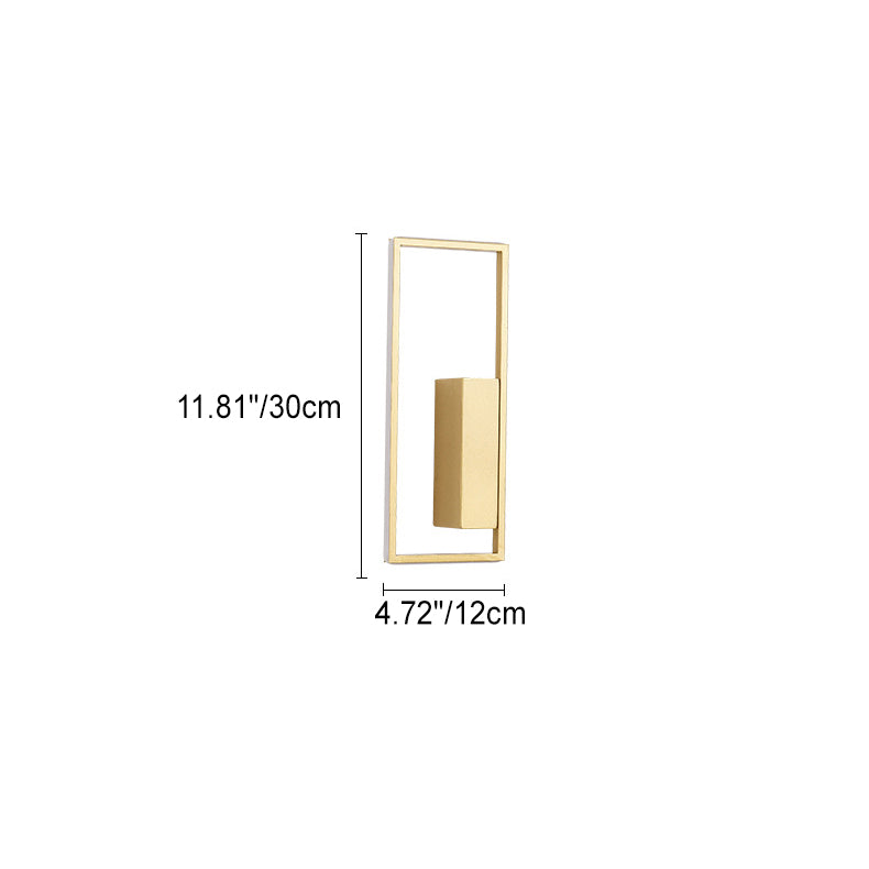 Lineva LED Wandleuchte | Minimalistisches Rechteckdesign | Silikon & Eisen | Wohnraumbeleuchtung