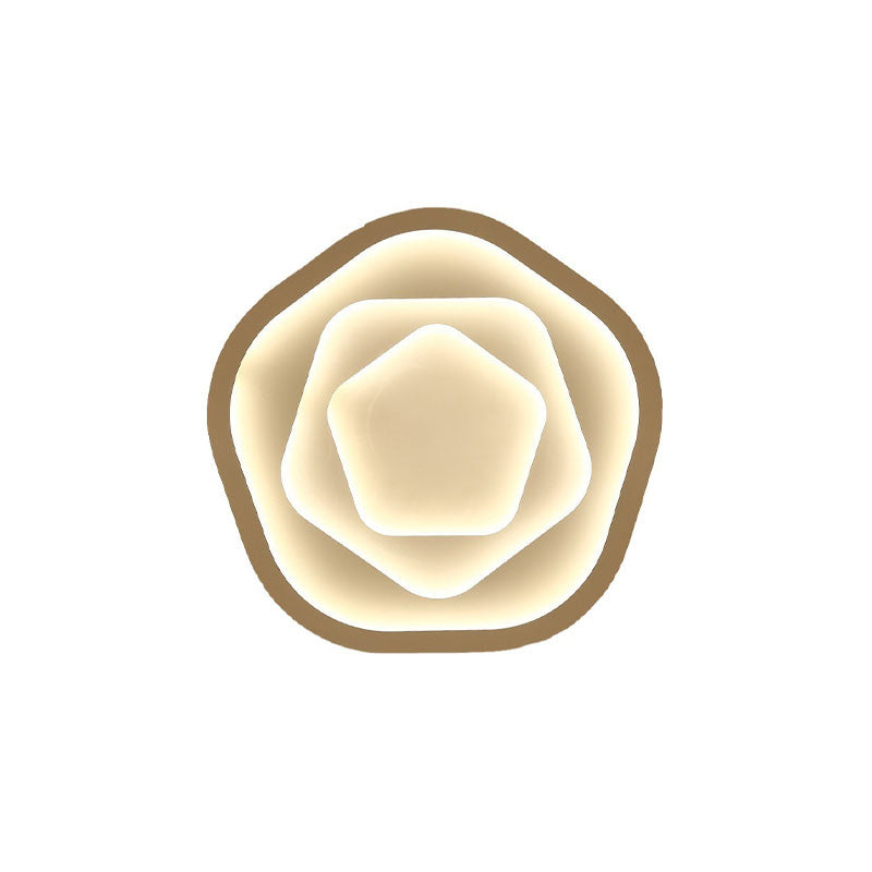 Roselyn LED Deckenleuchte | Romantisches Rosendesign | 3 Farben Wechselbar | Dimmbar