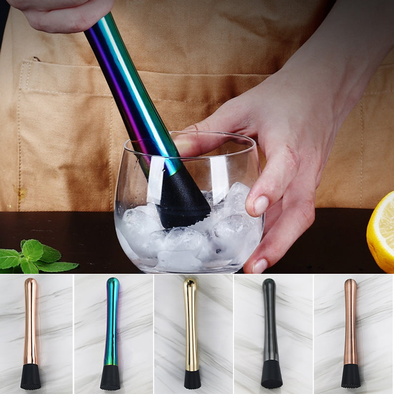 IceCrush Edelstahl-Eisstößel | Robustes Barzubehör | Perfekt für Cocktails & Getränke