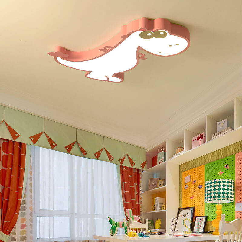 DinoBright LED Deckenleuchte | Kreatives Dinosaurier-Design | Kinderzimmerlampe | Warm- & Weißlicht | Dimmbar