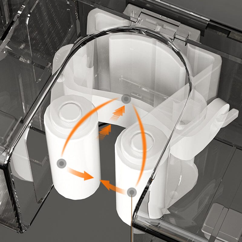 GripWall Mop- und Besenhalter | Wandmontiertes Aufbewahrungssystem mit Haken | Multifunktionales Lagerregal für Haushalt & Garage