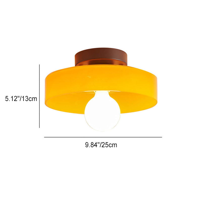 Nordéa Curve Skandinavische Wandleuchte | Glas & Eisen | Runde Platte | Minimalistisches Design | Beleuchtung für Wohnzimmer & Schlafzimmer