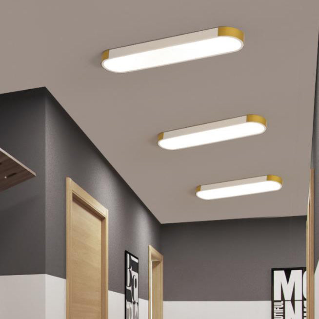 LumiForm Minimalistische LED Deckenleuchte | Rechteckige Ringform | Dimmbar & Modernes Design