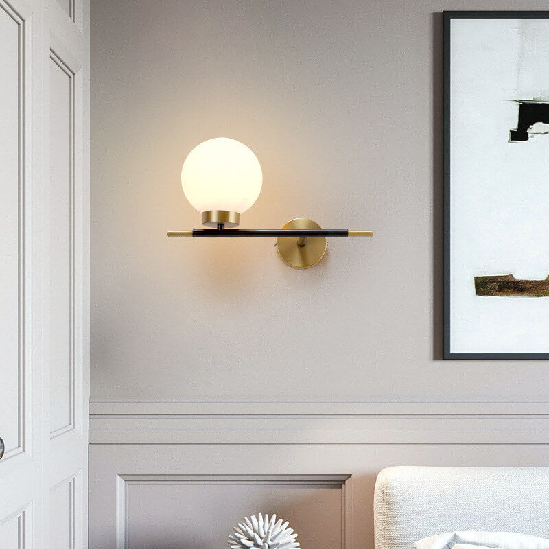 GlowVine Wandlampe im nordischen Design | Minimalistisches Glas-Design | 1 oder 2 Lichter | Elegante Wandleuchte