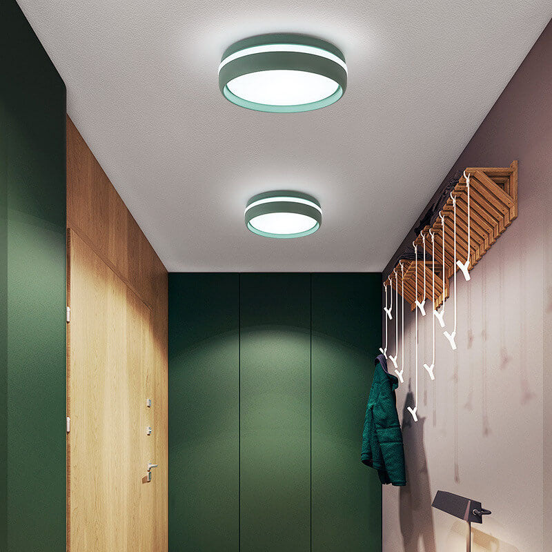 ColoroMac LED Deckenleuchte | Kreatives Runddesign | Macaron-Farben | Energiesparend & Stilvoll