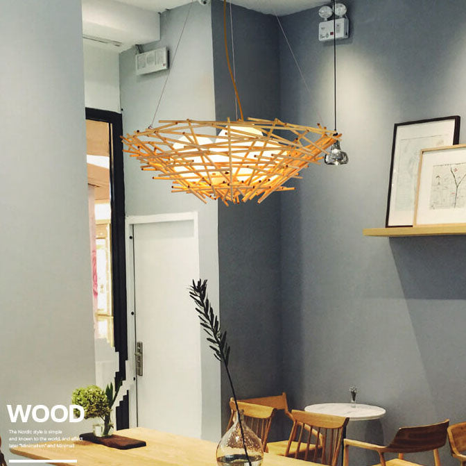 RavaNest Rattan Kronleuchter | Handgewebtes Design | 2- oder 3-flammig | Natürliche Eleganz | Hängeleuchte