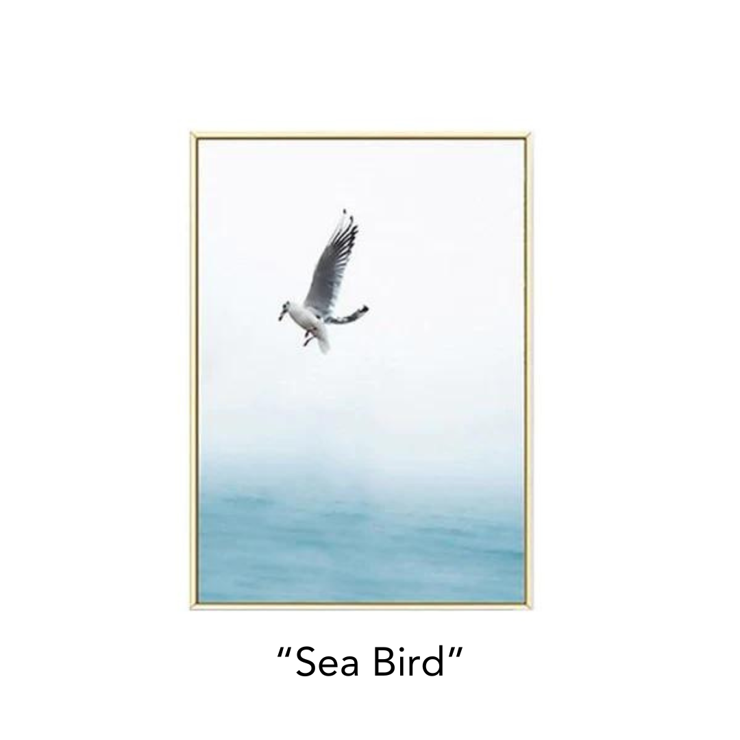 WaveCanvas Küstenwellen Leinwanddruck | Blaues Ozeanmotiv | Wandkunst für Zuhause & Büro