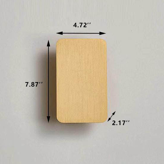 ZenLuxe Nordic Design LED Wandleuchte | Modernes Aluminium | Flaches Panel | Energiesparend | Dekolampe für Wohnzimmer & Büro