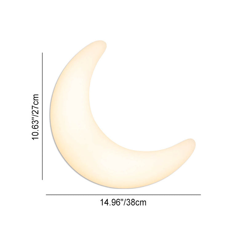 LunaGlide LED Wandleuchte | Modernes Design | Mond-Optik | Dimmbar | Acryl