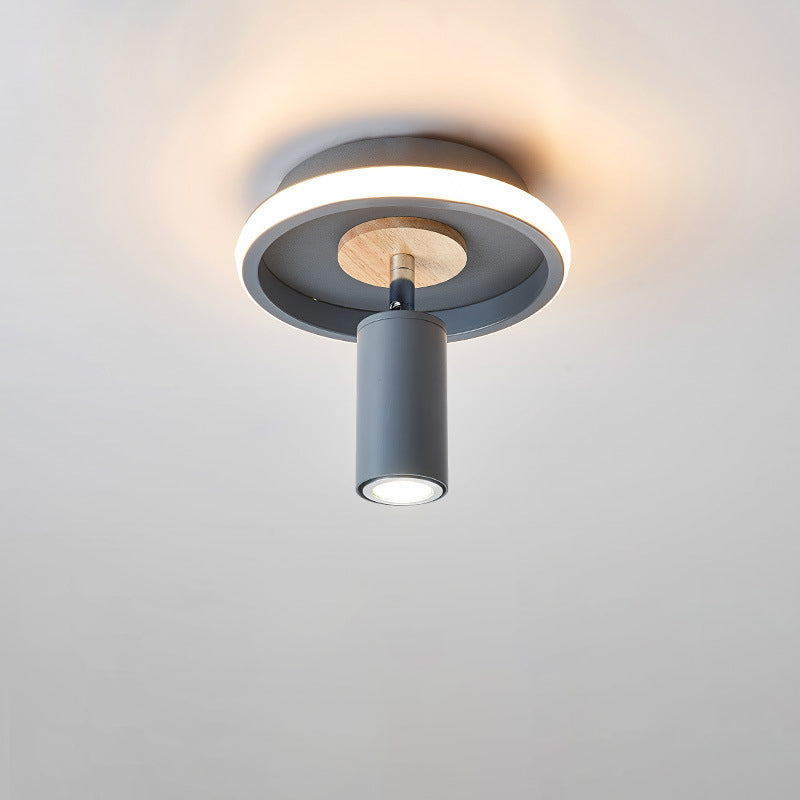 IronLume Industrial Flush Spotlight | Moderner Loft-Stil | 1-Licht Deckenleuchte | Robuste Beleuchtung für Zuhause
