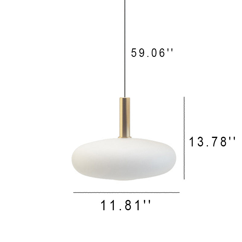 GloForm Nordic LED Pendelleuchte | Milchglas | Warmlicht & Farbwechsel | Minimalistisches Design