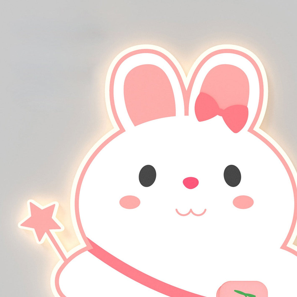 GlowBunny LED Kinder Wandleuchte | Kreatives Design | Einhorn & Hase | Dimmbar & Modern