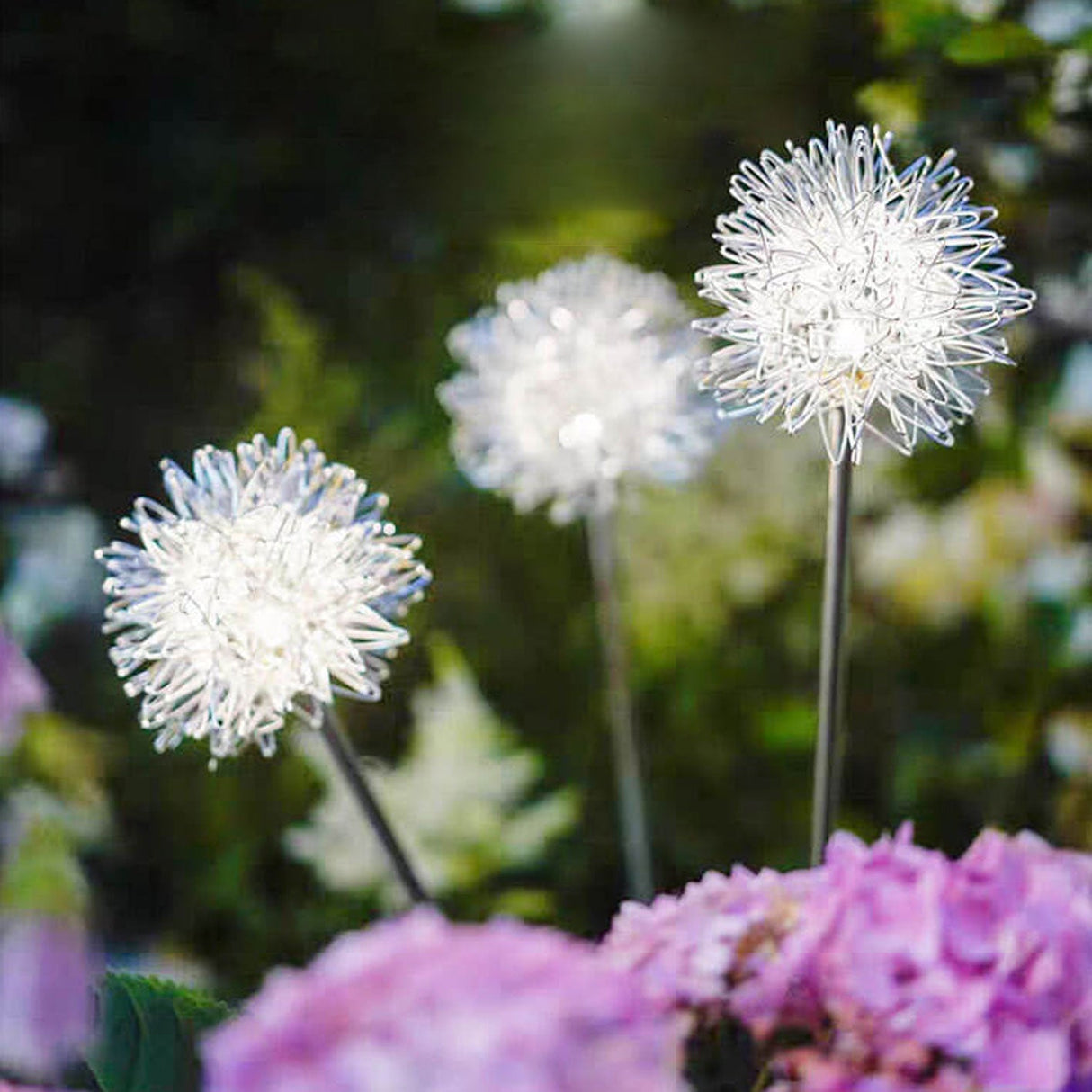 Solaris GlowSphere Gartenleuchte | Aluminiumkugel | LED Solarlicht | Wasserdicht | Warmweiß oder Weiß