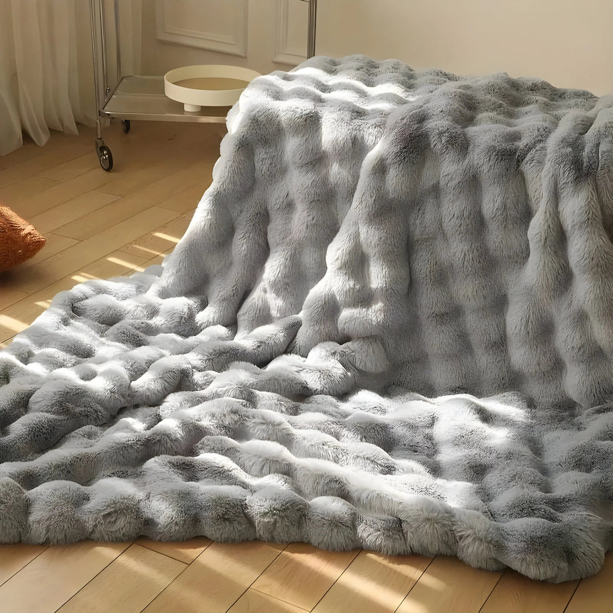 CozyHaven Bubble Decke | Flauschig & Komfortabel | Luxus Kuscheldecke in Stilvollen Farben