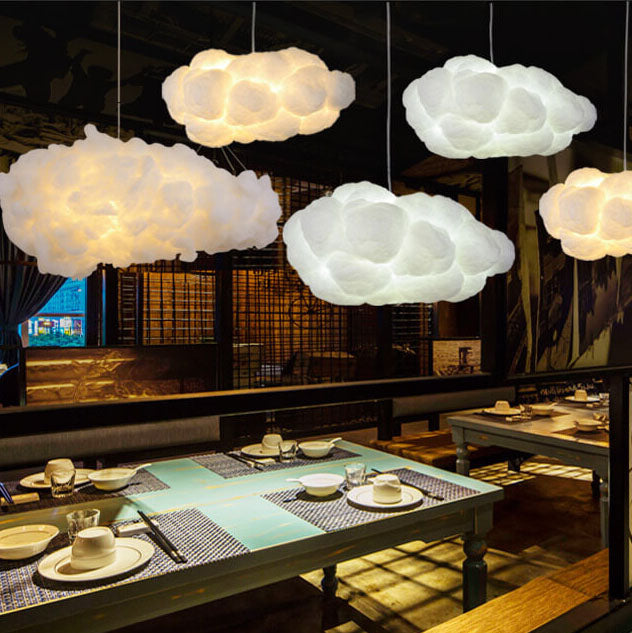 NimbusGlow LED Wolken Pendelleuchte | Schwimmendes Design | Moderne Beleuchtung | Dekorative Hängeleuchte