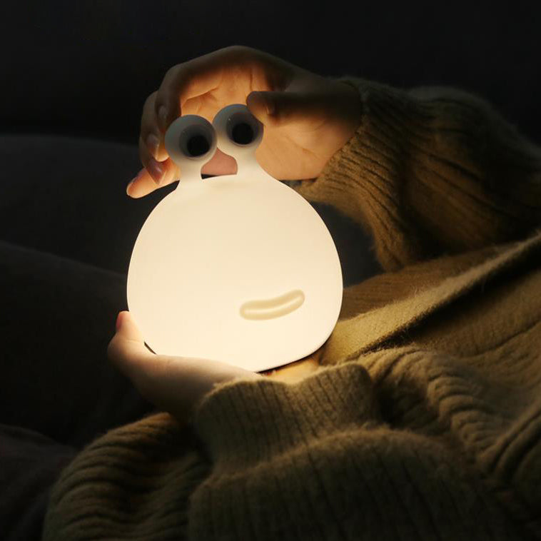 GlowSlug LED Nachtlicht | Kreatives Silikon-Design | Kinderfreundliche Tischlampe | Stimmungslicht für Zuhause