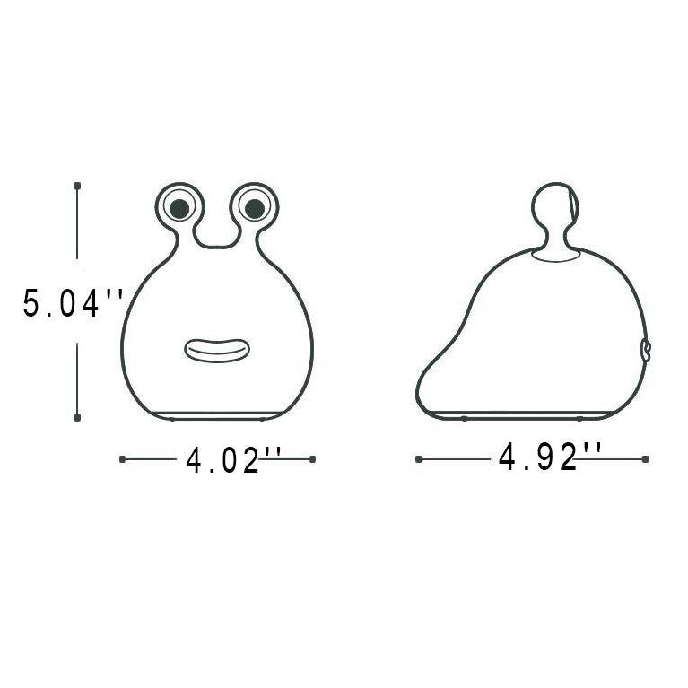 GlowSlug LED Nachtlicht | Kreatives Silikon-Design | Kinderfreundliche Tischlampe | Stimmungslicht für Zuhause