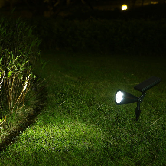 Solivora Solar LED Gartenstrahler | Wasserdicht | Solarbetrieben | Warm- & Kaltweißlicht