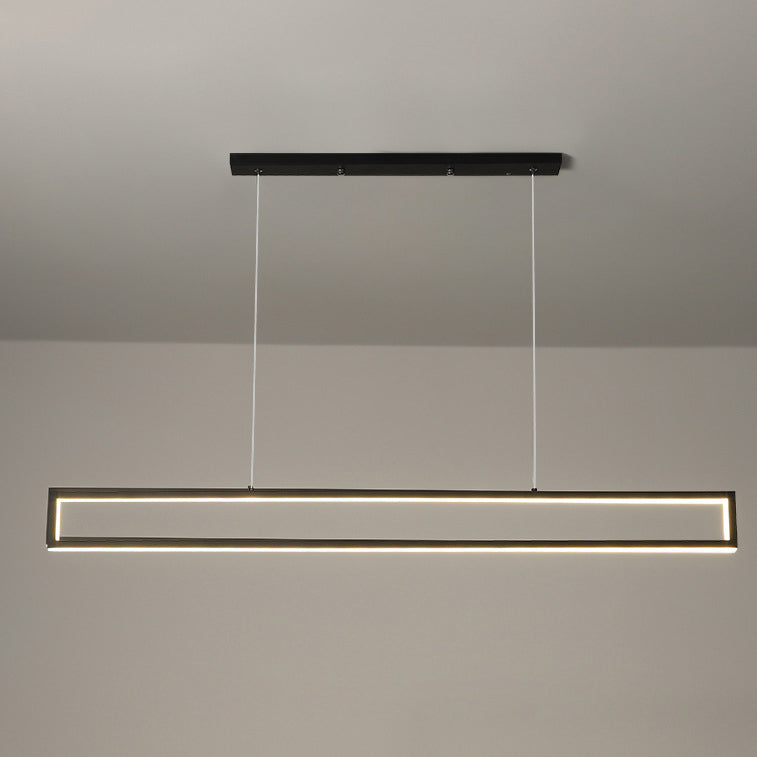 LumiFrame Minimalistischer LED Kronleuchter | Modernes Design | Dimmbare Beleuchtung | Perfekt für Ess- und Wohnbereiche