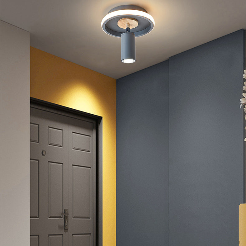 IronLume Industrial Flush Spotlight | Moderner Loft-Stil | 1-Licht Deckenleuchte | Robuste Beleuchtung für Zuhause